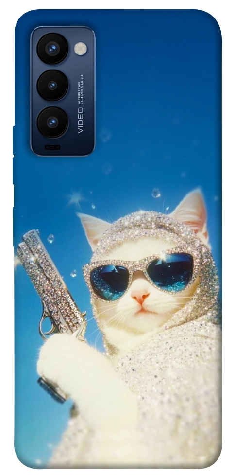 Чехол Diamond kitty для TECNO Camon 18