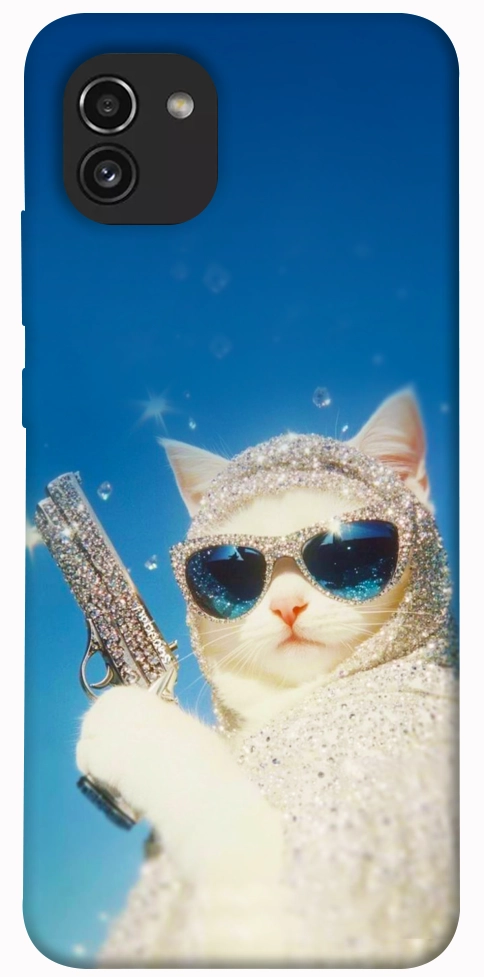 Чехол Diamond kitty для Galaxy A03
