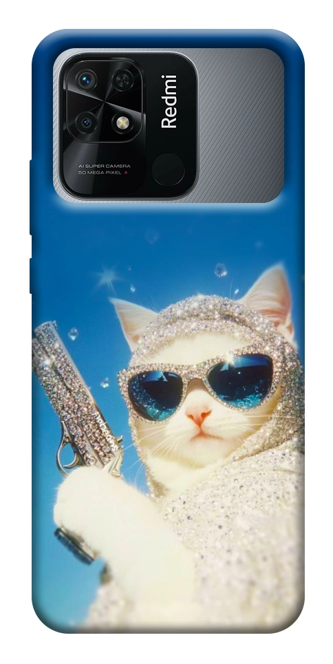 Чехол Diamond kitty для Xiaomi Redmi 10C