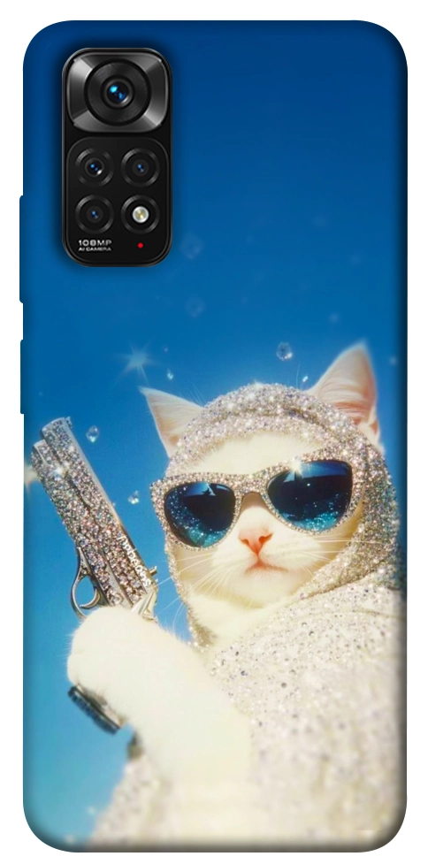 Чехол Diamond kitty для Xiaomi Redmi Note 11 (Global)