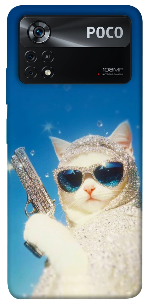 Чехол Diamond kitty для Xiaomi Poco X4 Pro