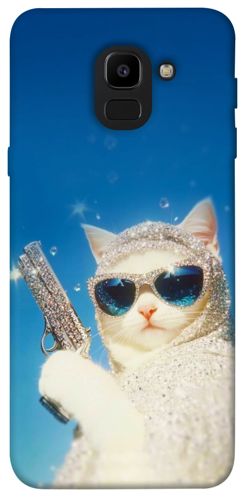 Чохол Diamond kitty для Galaxy J6 (2018)