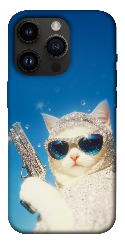 Чохол Diamond kitty для iPhone 14 Pro