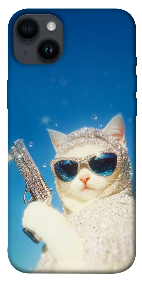 Чехол Diamond kitty для iPhone 14 Plus