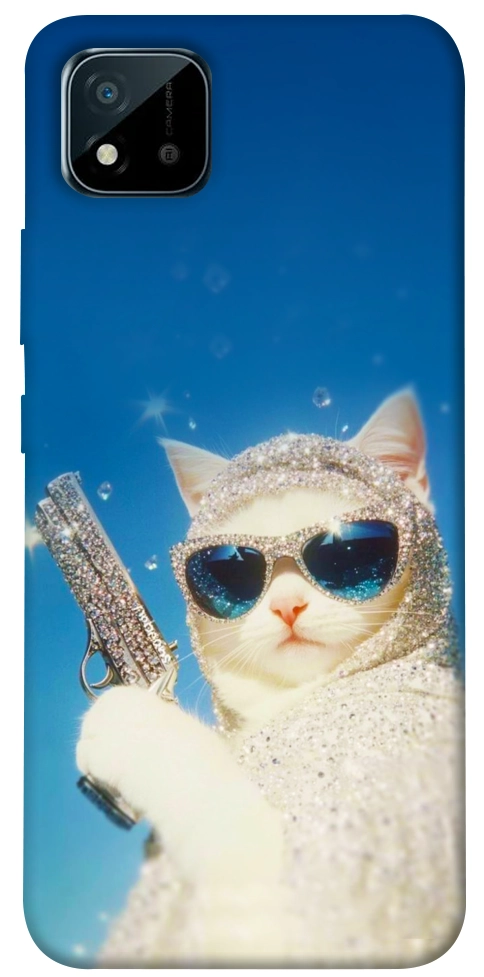 Чехол Diamond kitty для Realme C20