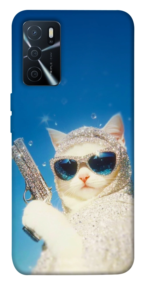 Чехол Diamond kitty для Oppo A16