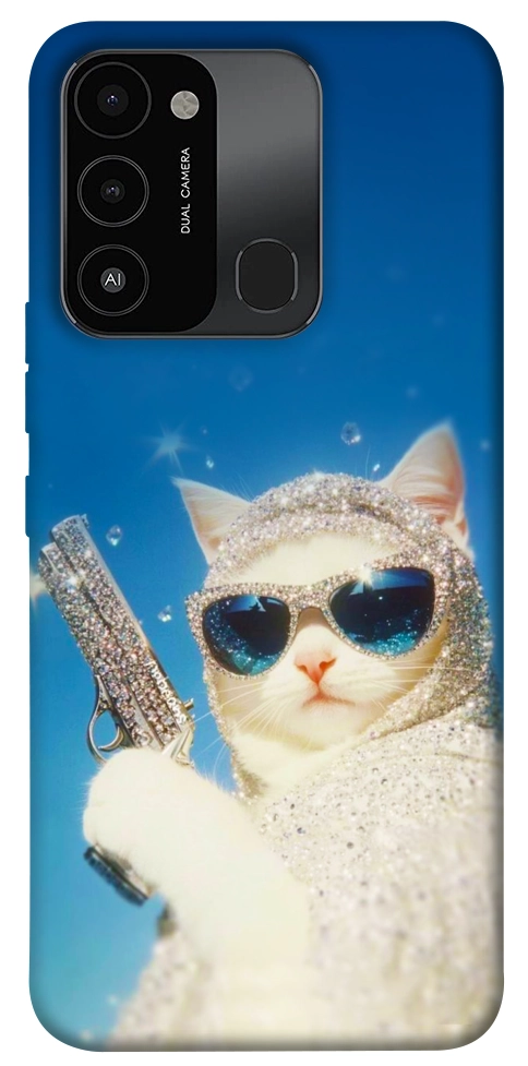 Чохол Diamond kitty для TECNO Spark 8C