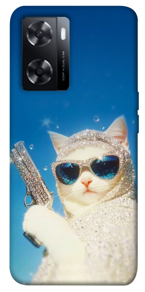 Чехол Diamond kitty для Oppo A57s