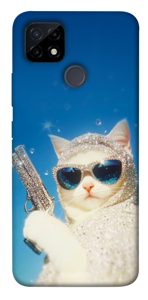 Чехол Diamond kitty для Realme C21Y