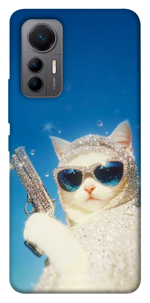 Чехол Diamond kitty для Xiaomi 12 Lite