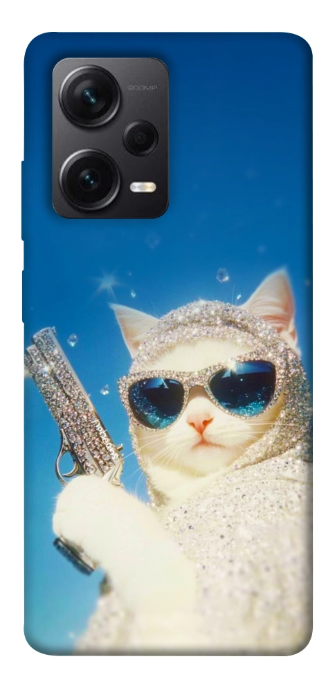 Чехол Diamond kitty для Xiaomi Redmi Note 12 Pro+