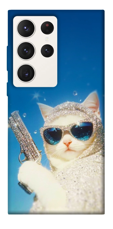 Чехол Diamond kitty для Galaxy S23 Ultra