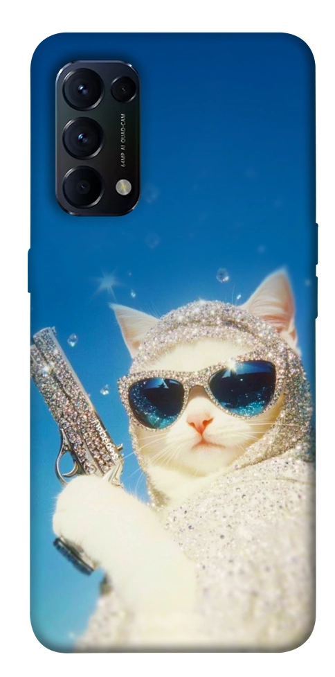 Чохол Diamond kitty для Oppo Reno 5 4G