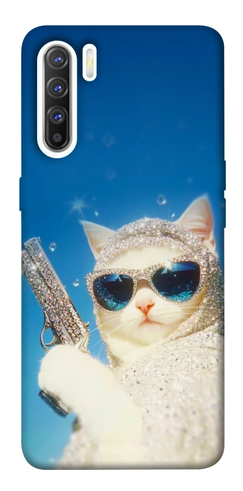 Чохол Diamond kitty для Oppo Reno 3