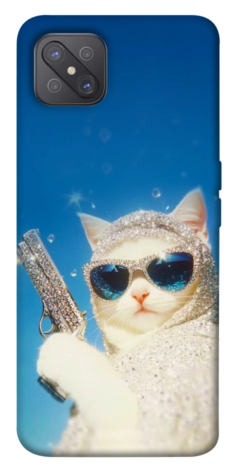 Чехол Diamond kitty для Oppo A92s
