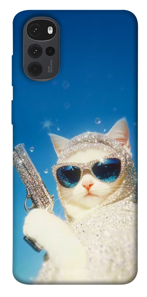 Чехол Diamond kitty для Motorola Moto G22