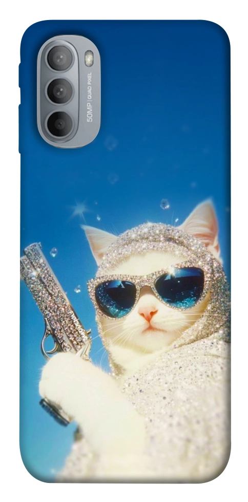 Чехол Diamond kitty для Motorola Moto G31