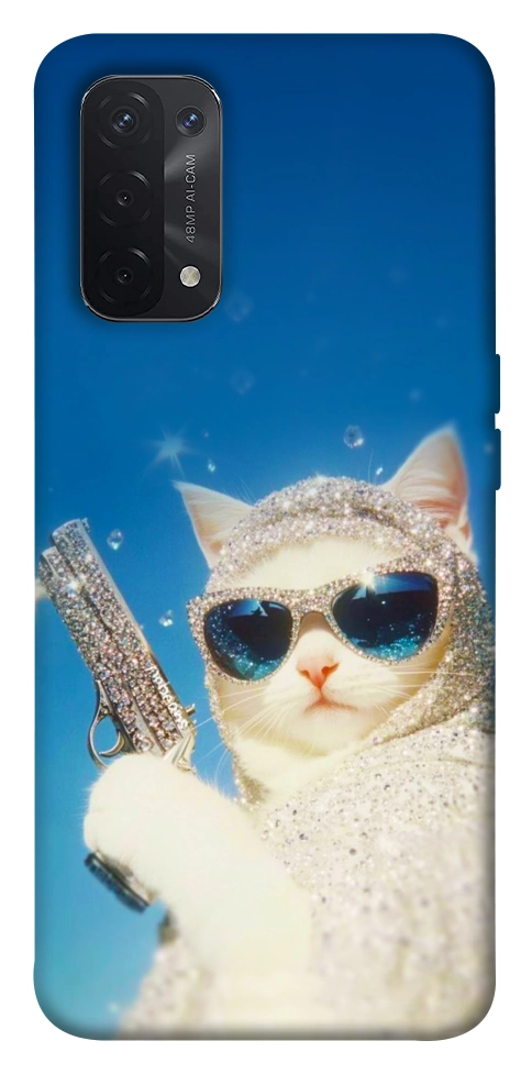 Чохол Diamond kitty для Oppo A74 5G