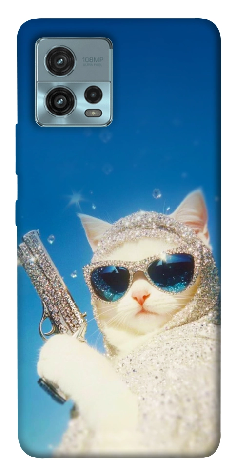 Чехол Diamond kitty для Motorola Moto G72