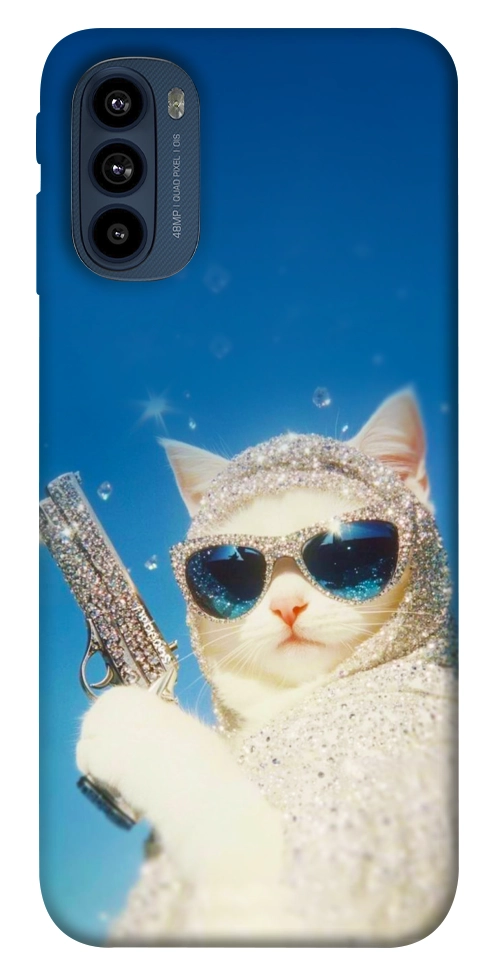 Чохол Diamond kitty для Motorola Moto G41
