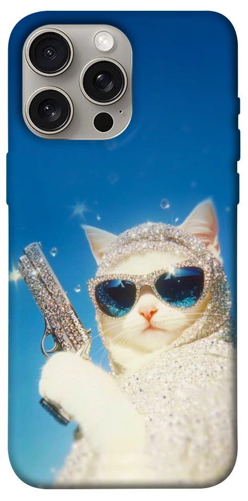 Чехол Diamond kitty для iPhone 15 Pro Max