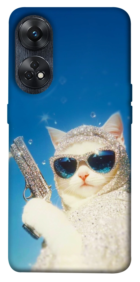 Чехол Diamond kitty для Oppo Reno 8 T 4G