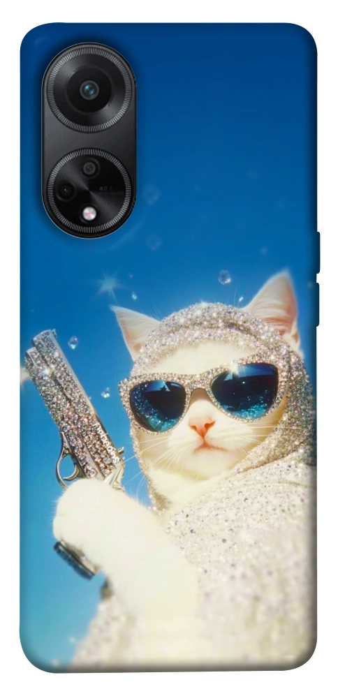 Чохол Diamond kitty для Oppo A58 4G