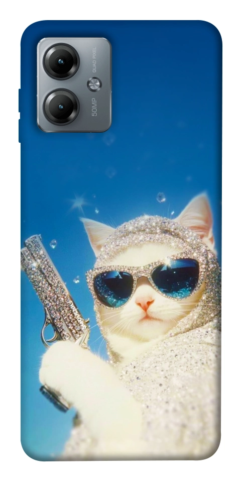 Чохол Diamond kitty для Motorola Moto G14
