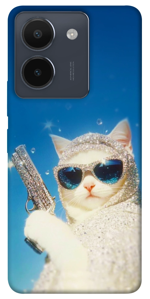 Чохол Diamond kitty для Vivo Y36