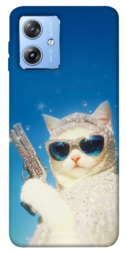 Чехол Diamond kitty для Motorola Moto G84