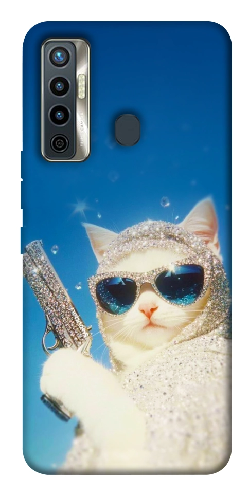 Чехол Diamond kitty для TECNO Camon 17
