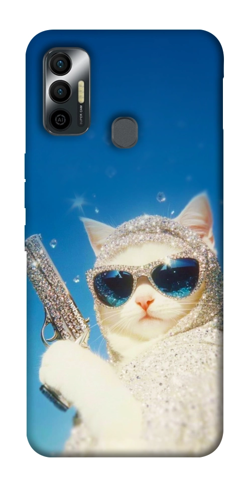 Чехол Diamond kitty для TECNO Spark 7