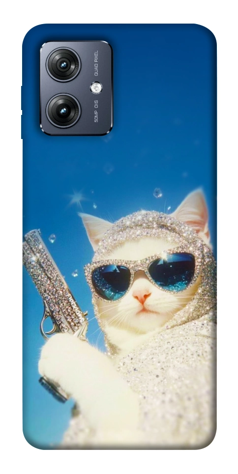Чохол Diamond kitty для Motorola Moto G54