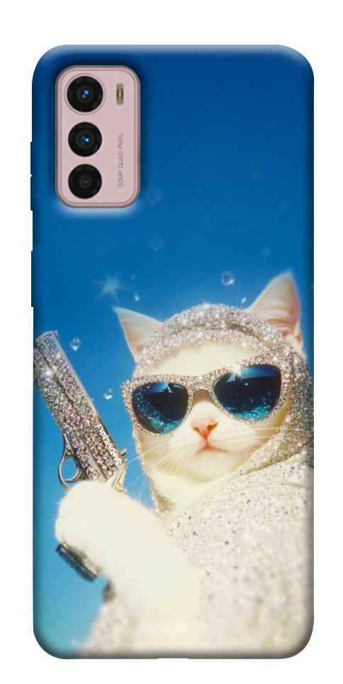 Чохол Diamond kitty для Motorola Moto G42