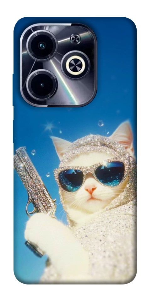 Чохол Diamond kitty для Infinix Hot 40i