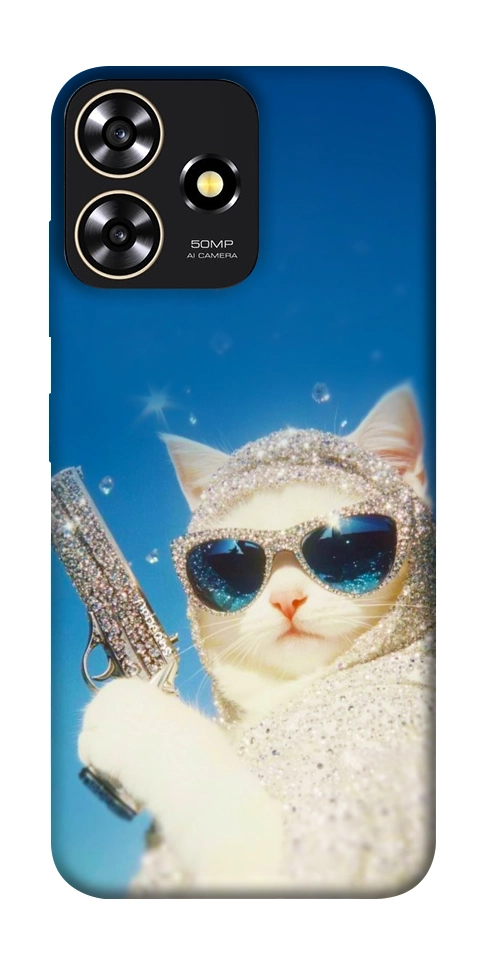 Чехол Diamond kitty для ZTE Blade A73 4G
