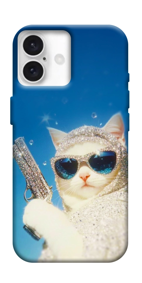 Чехол Diamond kitty для iPhone 16