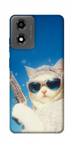 Чехол Diamond kitty для Motorola Moto E14