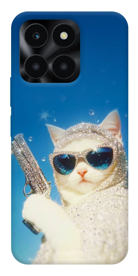 Чехол Diamond kitty для Huawei Honor X6a