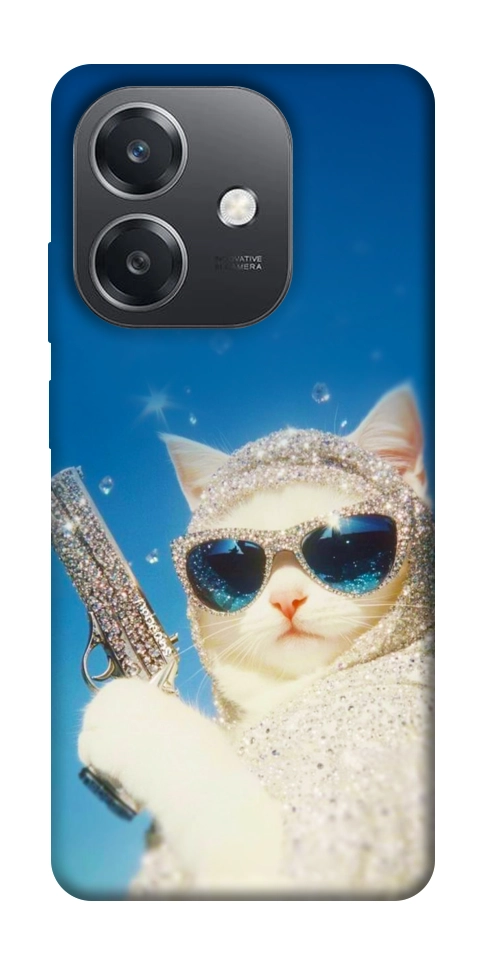 Чехол Diamond kitty для Oppo A3 4G