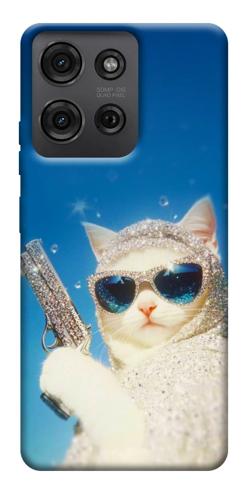 Чехол Diamond kitty для Motorola Moto G75 5G