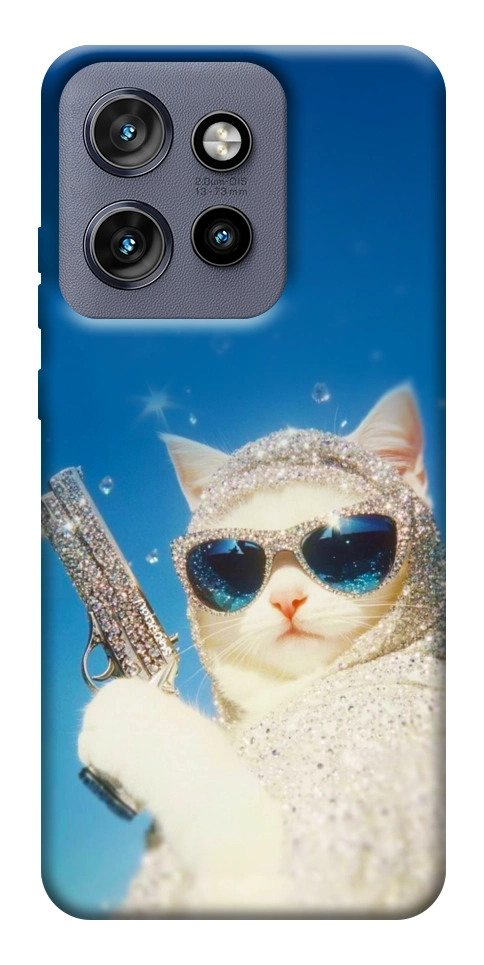 Чехол Diamond kitty для Motorola Edge 50 Neo
