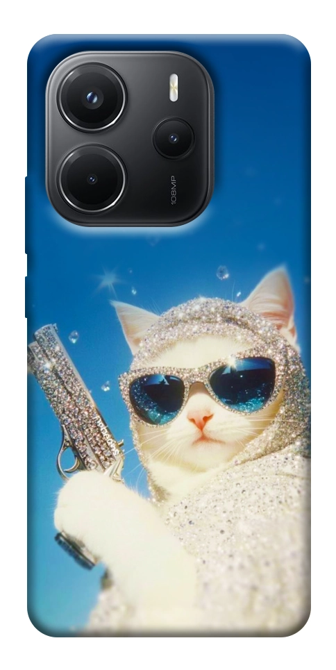 Чехол Diamond kitty для Xiaomi Redmi Note 14 4G (Europe version)