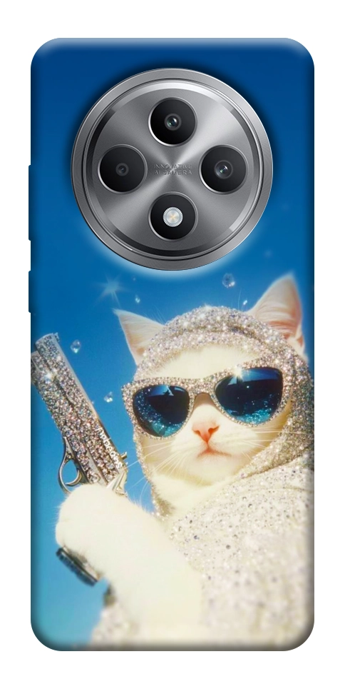 Чехол Diamond kitty для Oppo Reno 12 F 4G