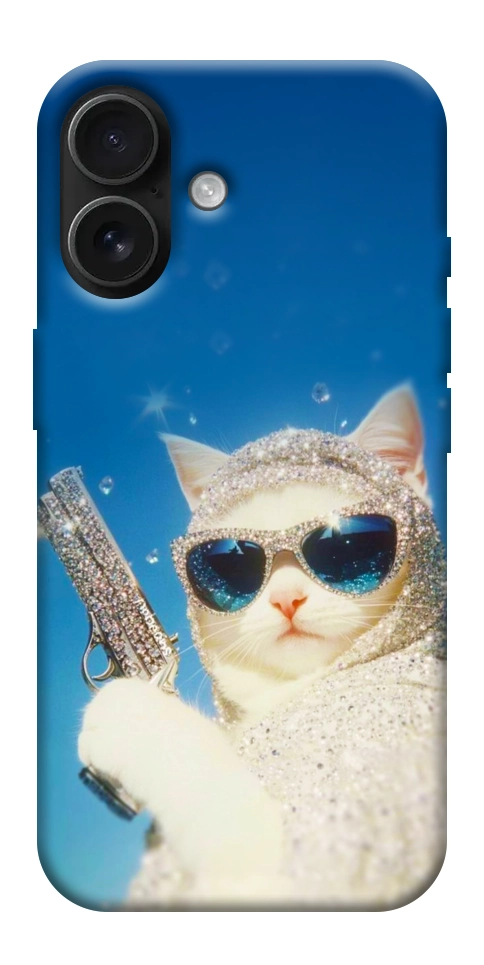 Чехол Diamond kitty для iPhone 17