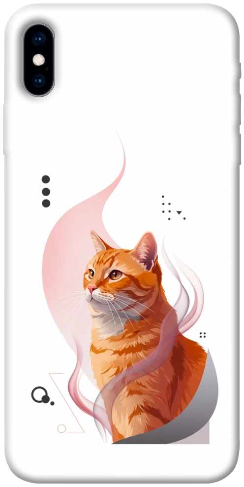 Чехол Ginger cat для iPhone X