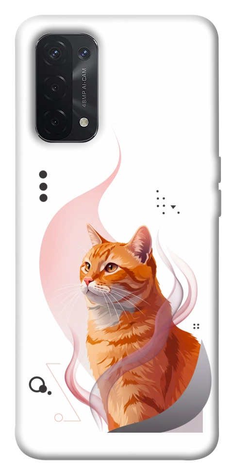 Чохол Ginger cat для Oppo A74 5G