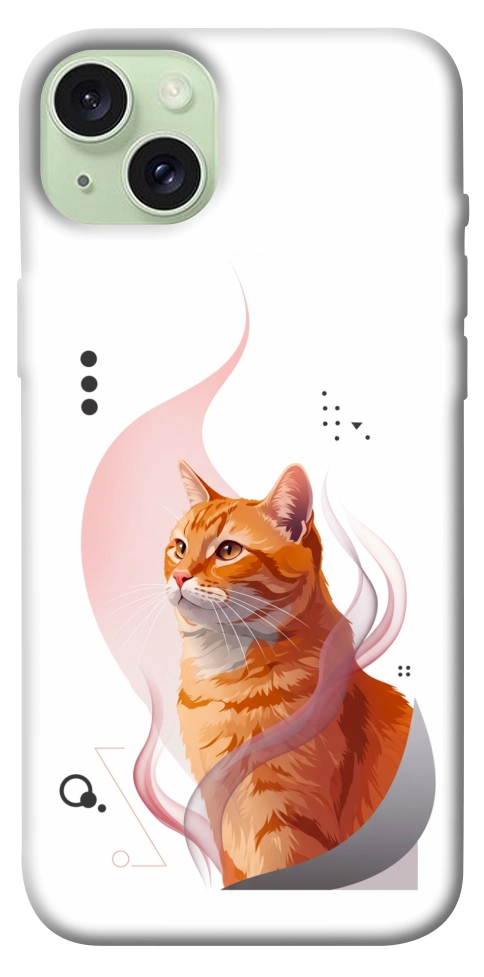 Чехол Ginger cat для iPhone 15 Plus