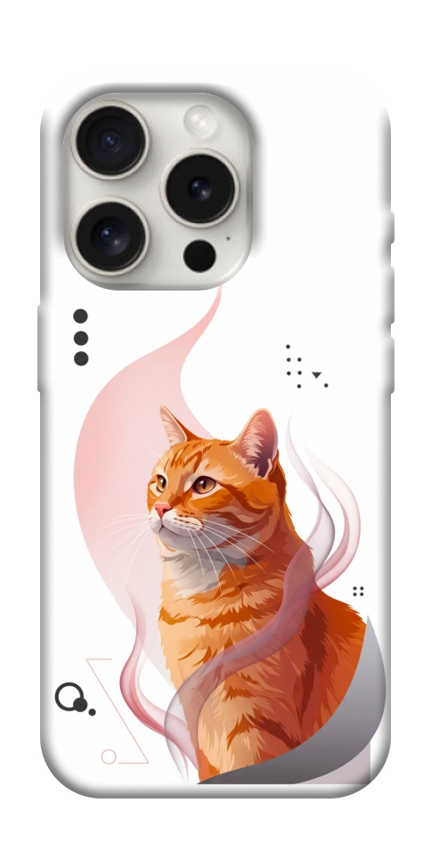 Чехол Ginger cat для iPhone 16 Pro