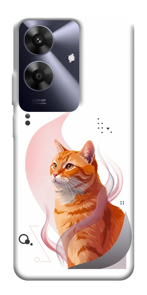 Чохол Ginger cat для Realme Note 60
